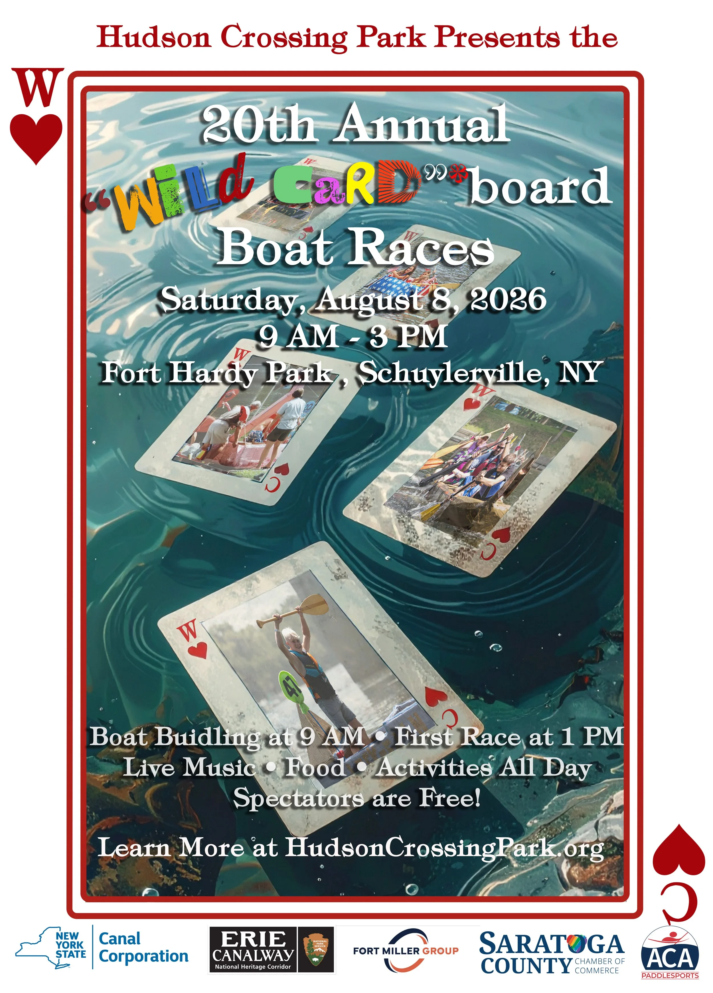 限定版GRANDES 034/555、BOAT RACE CLASSIC HCP's 20th Annual Cardboard Boat Races — Hudson Crossing Park